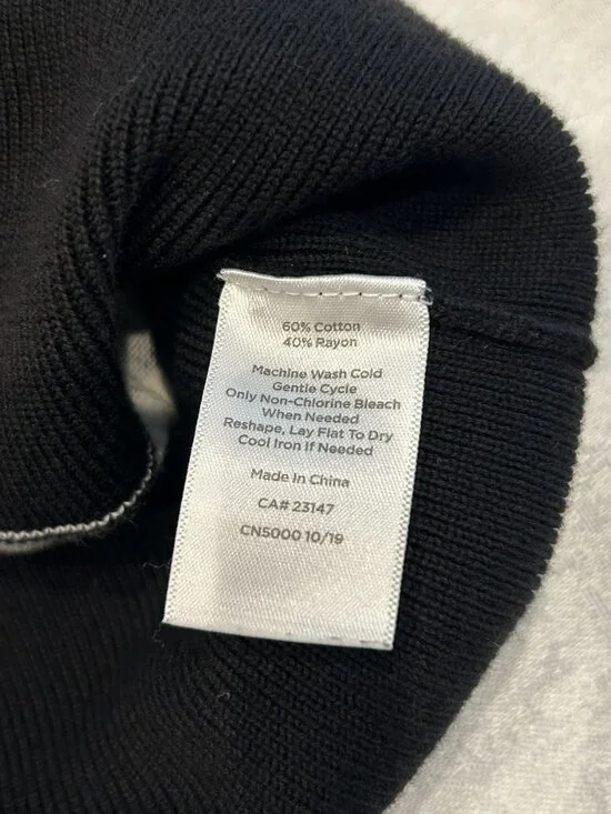 WHBM Cardigan Bundle Lot of 4 – Black White Classics Chevron Stripe Polka Paisle - Picture 6 of 15